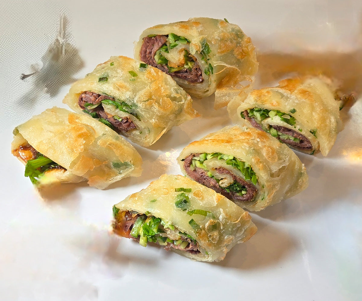 2. Beef Roll (Cilantro, Cucumber)
