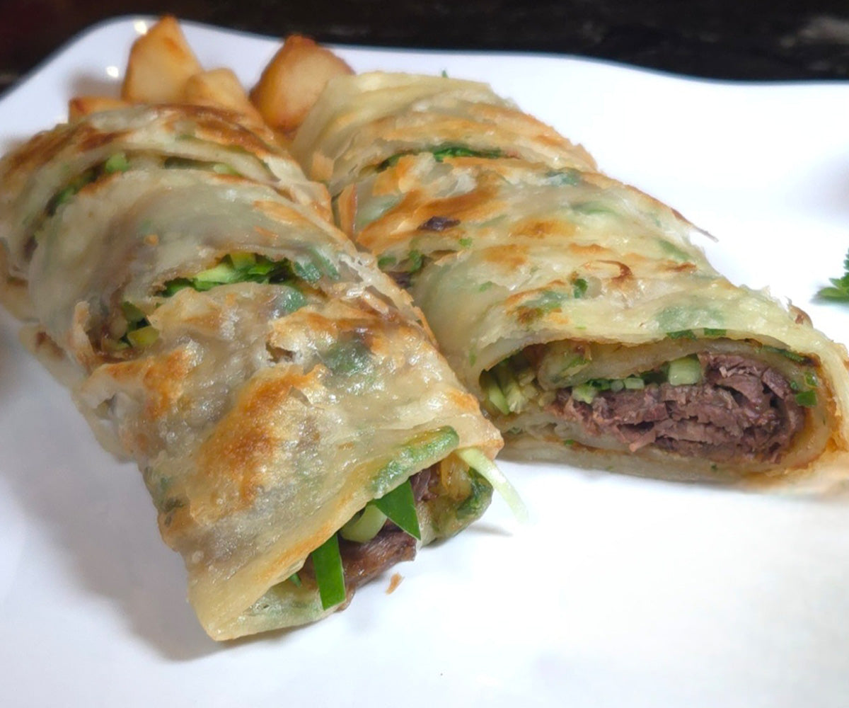 3. Beef Roll (Scallion, Cilantro)