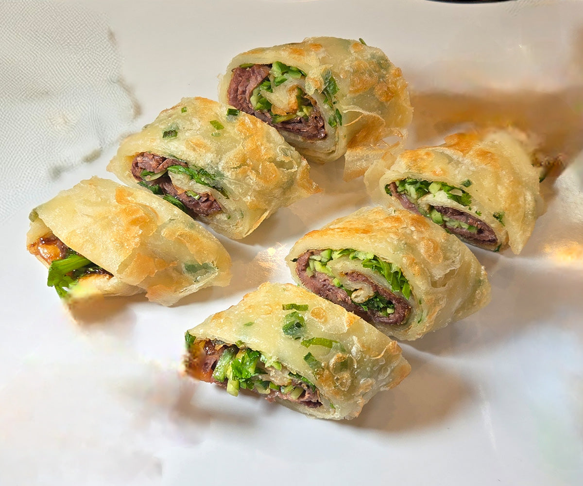 2. Beef Roll (Cilantro, Cucumber)