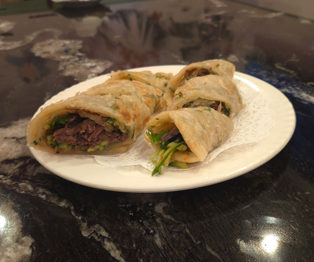 2. Beef Roll  (Cilantro, Cucumber)