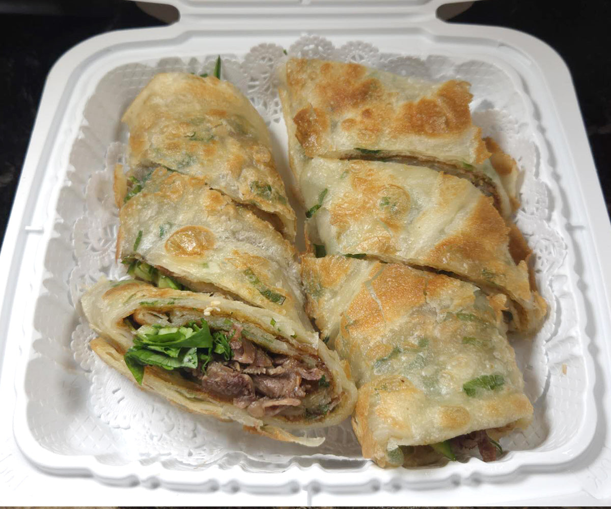 2. Beef Roll  (Cilantro, Cucumber)